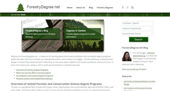 Desktop Screenshot of forestrydegree.net